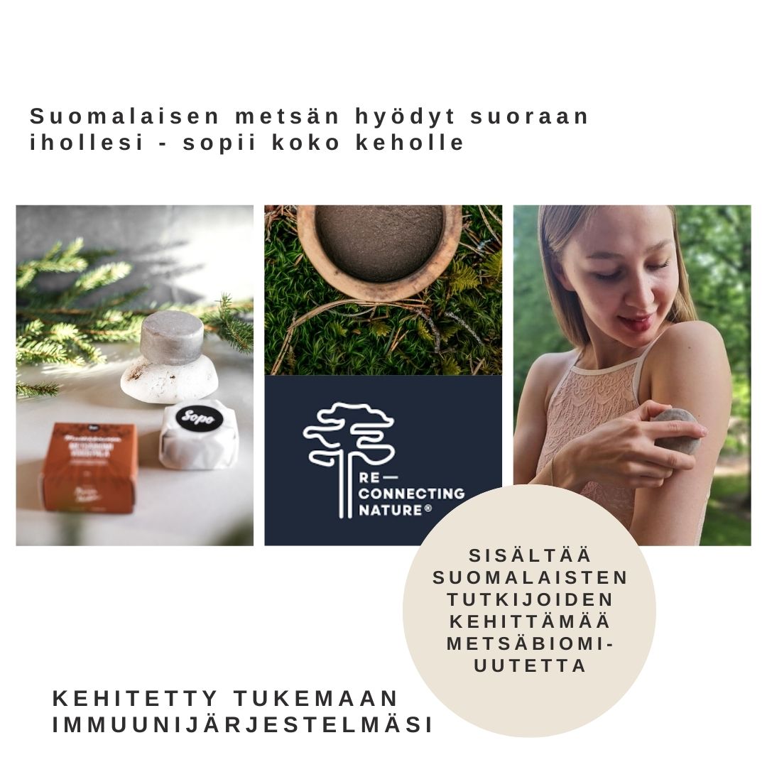 metsäbiomi tuo suomalaisen metsän hyödyt iholle