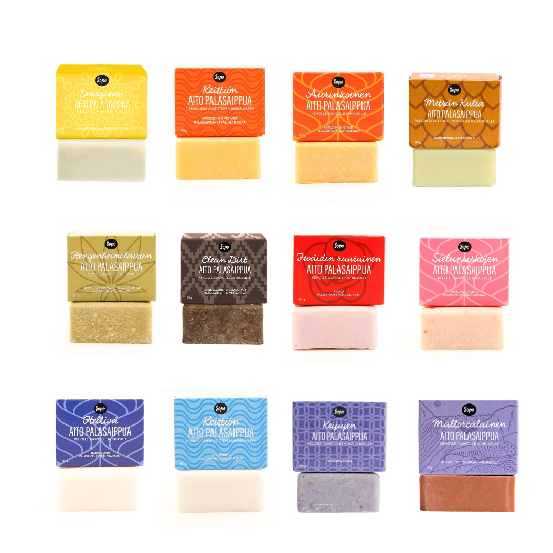 3 x Aitoa Palasaippuaa