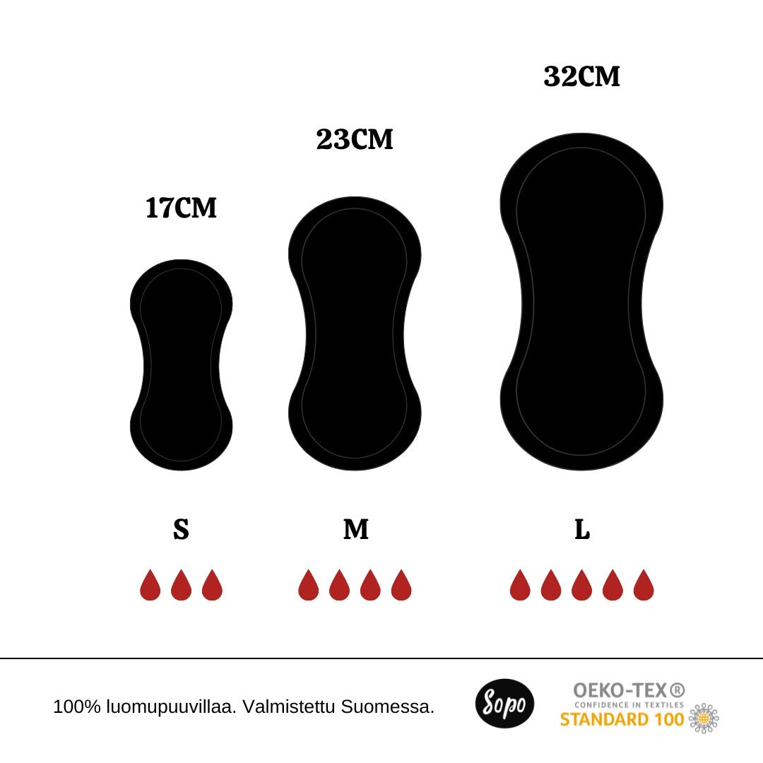 suomessa valmistetut 100% luomupuuvilla kestositeet