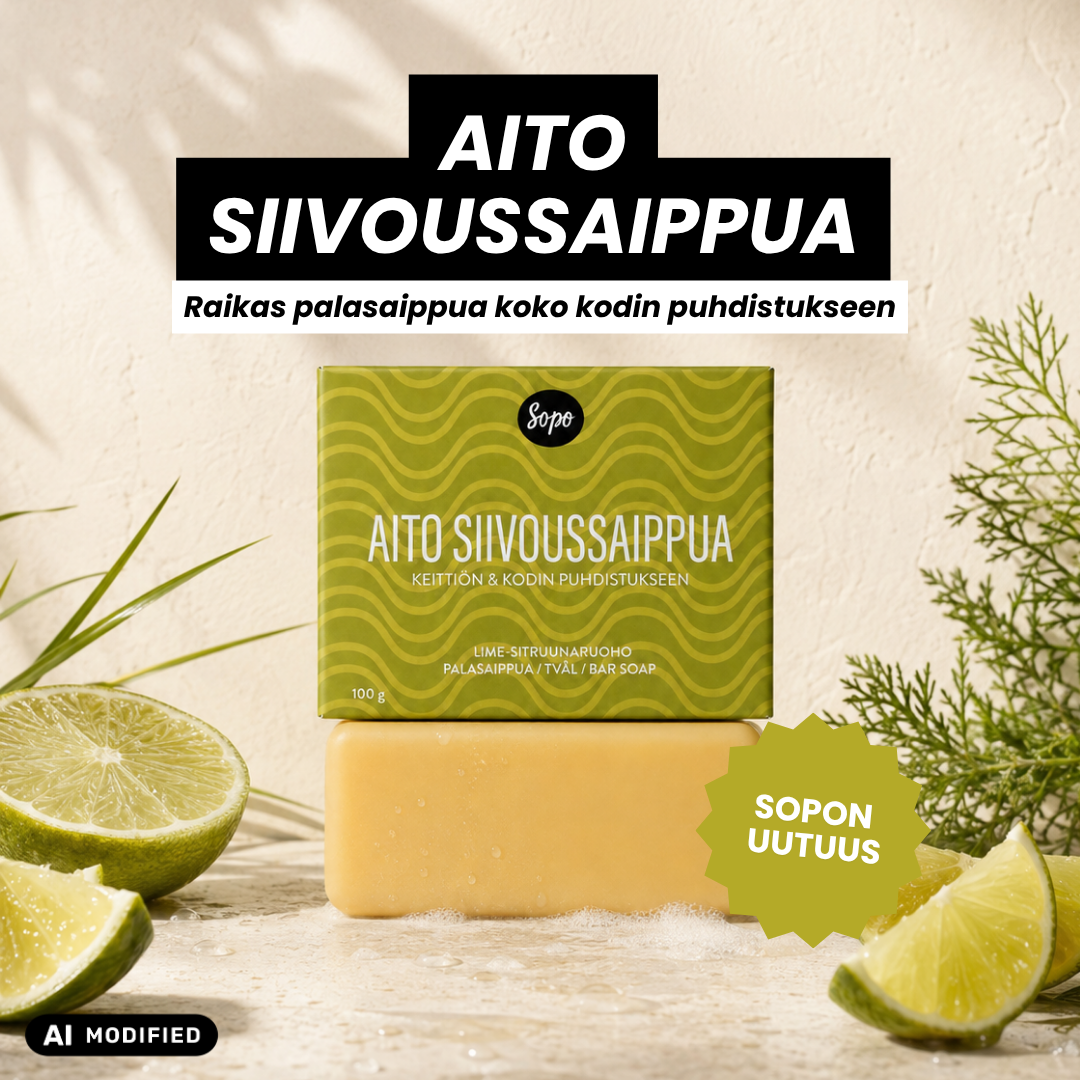 Aito Siivoussaippua – Lime-Sitruunaruoho