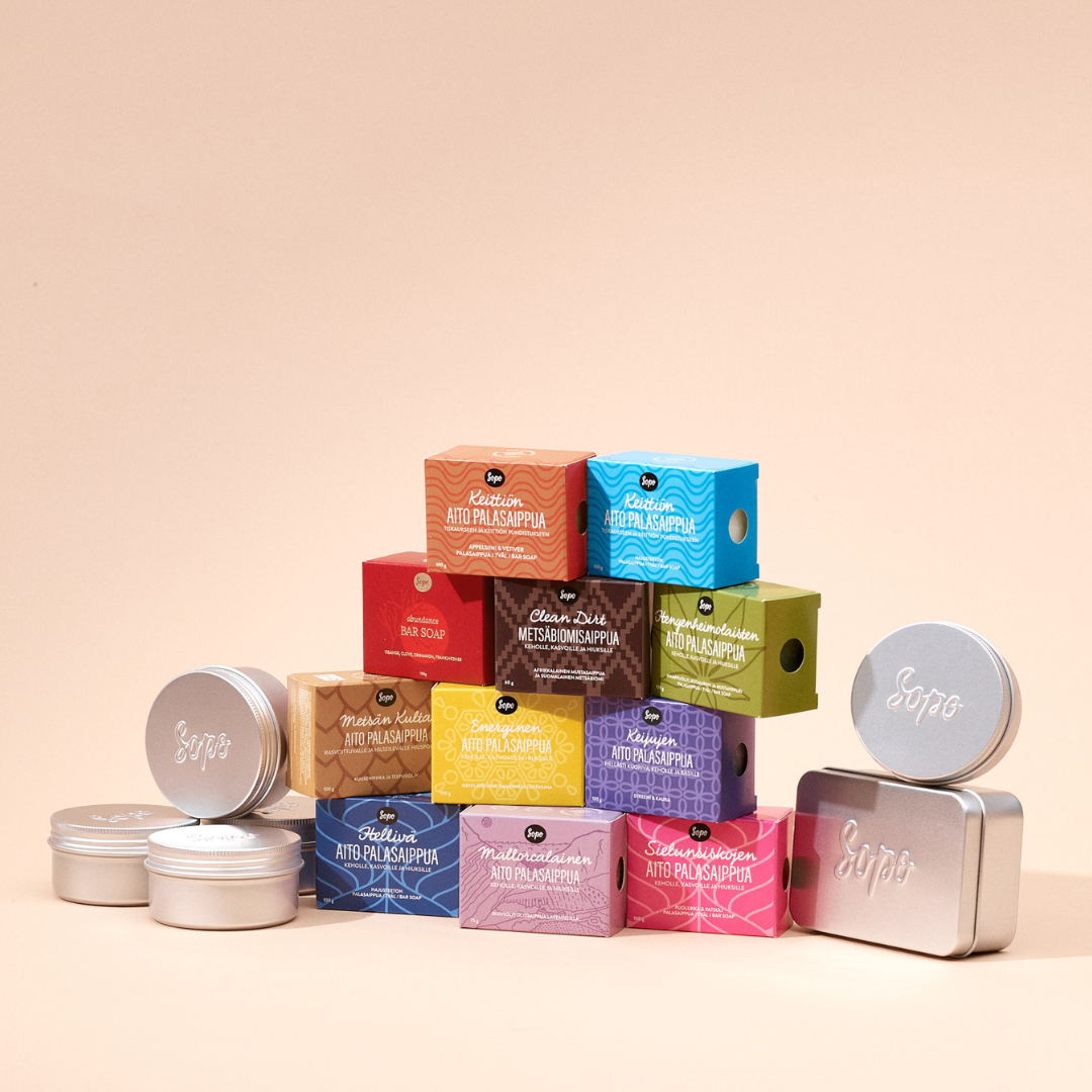 Metal travel box for bar soap