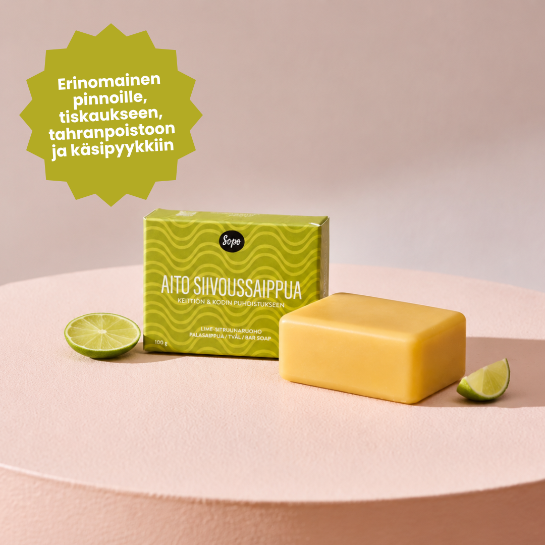 Aito Siivoussaippua – Lime-Sitruunaruoho