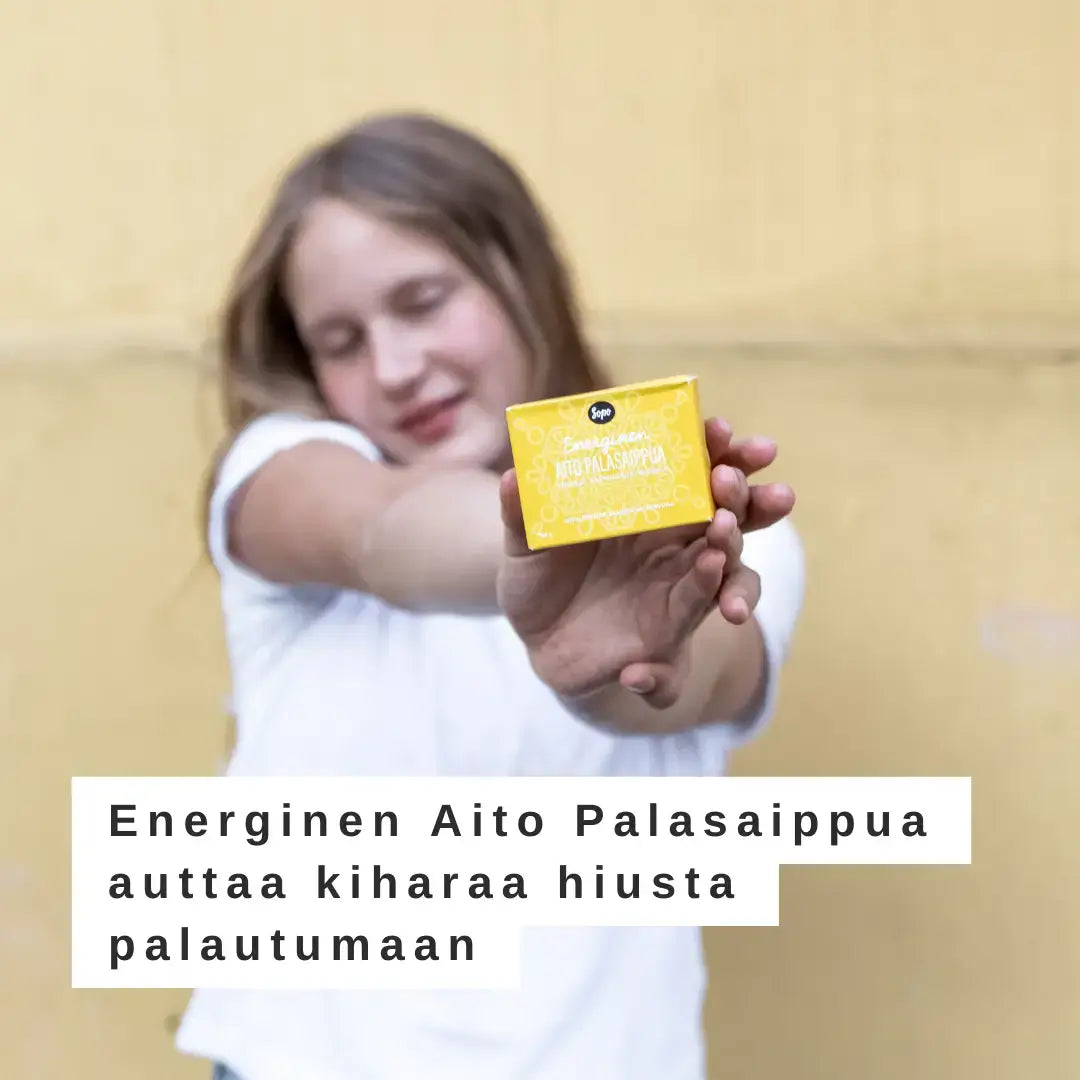 sopo energinen aito palasaippua kiharalle tuotekuva