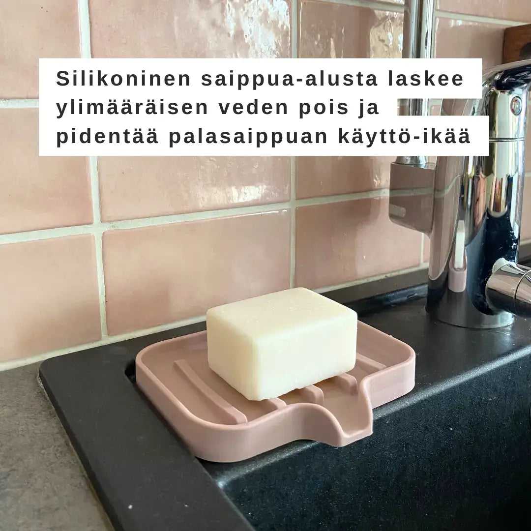 silikoninen saippua-alusta palasaippualle tiskaukseen