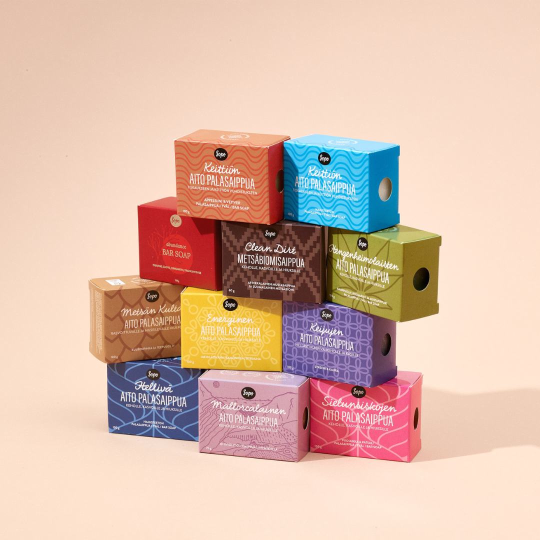 3 x Aitoa Palasaippuaa